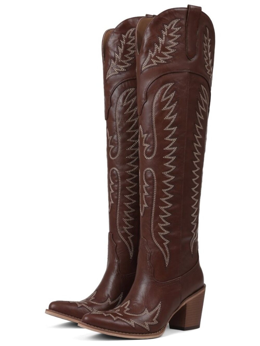 Cowboy Boots for Women Over The Knee Western Cowgirl Tall Boots